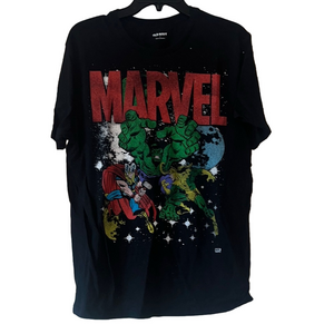 old navy Marvel Black Graphic super hero T-Shirt